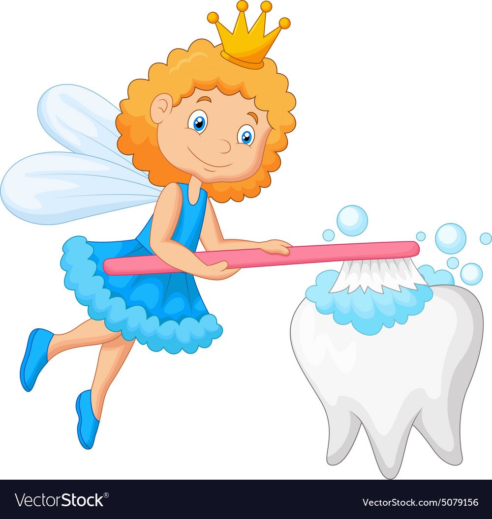 Девочка с зубной щеткой нарисованная