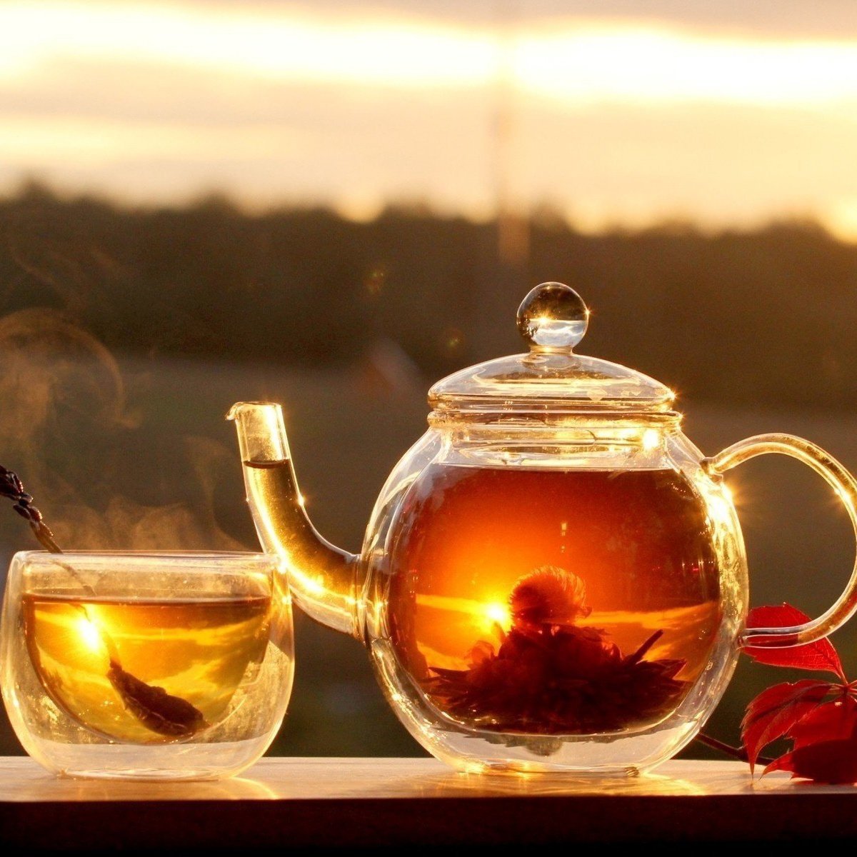 Доброе утро картинка с чаем Гринвей