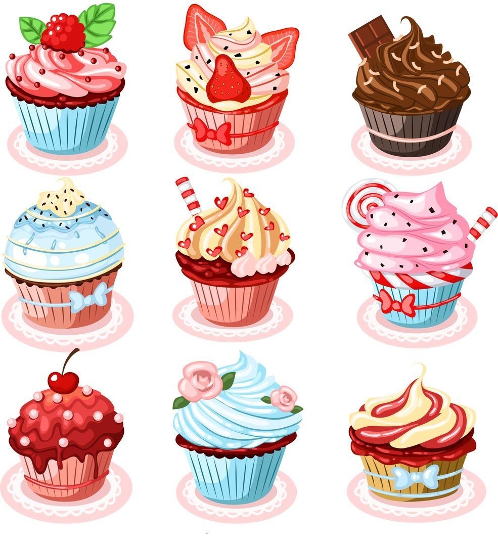 Пирожные для рисования