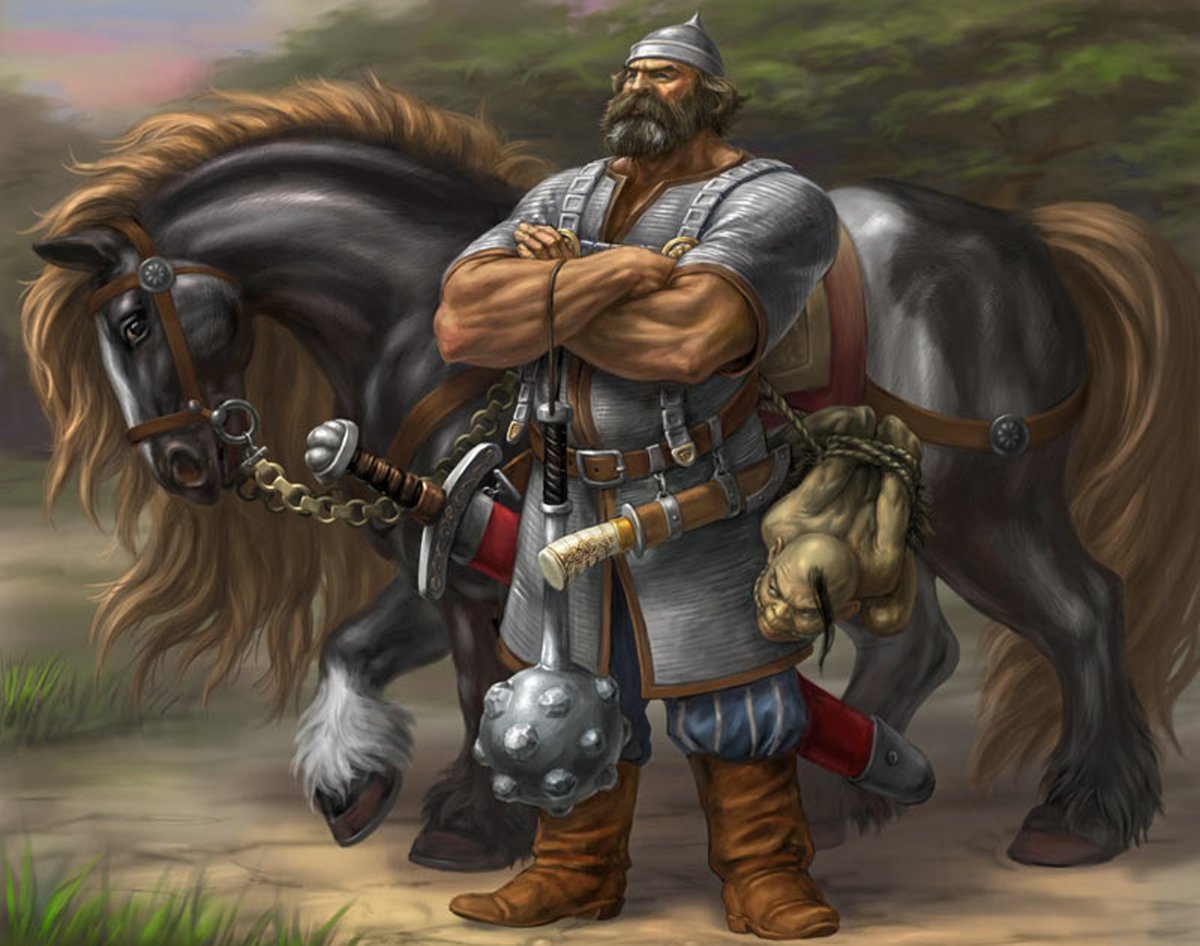 Былинный богатырь Илья Муромец