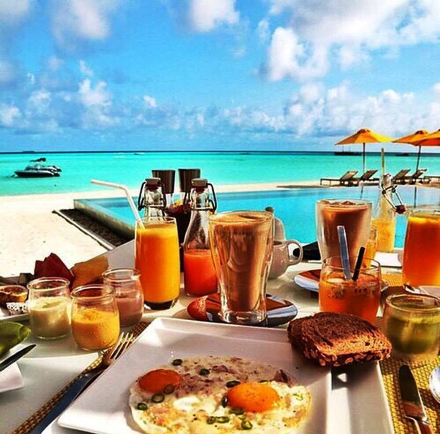 Завтрак на курорте