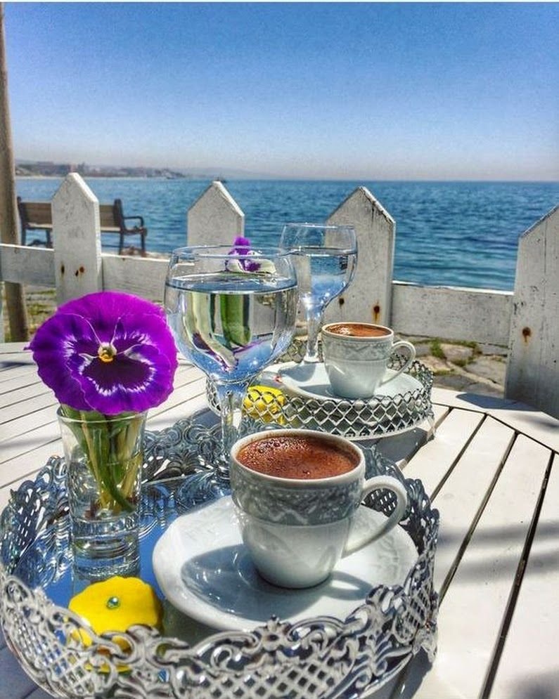 Доброе утро море цветы