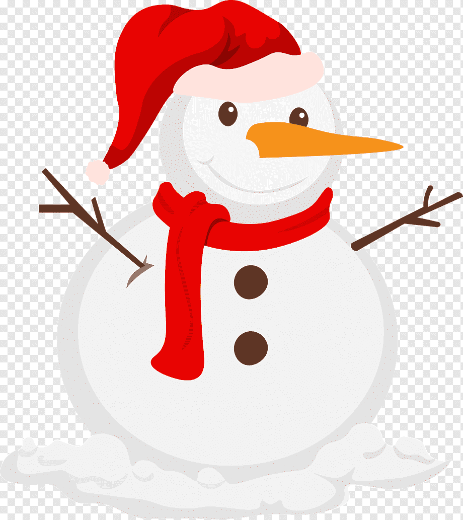 Клипарт голова снеговика