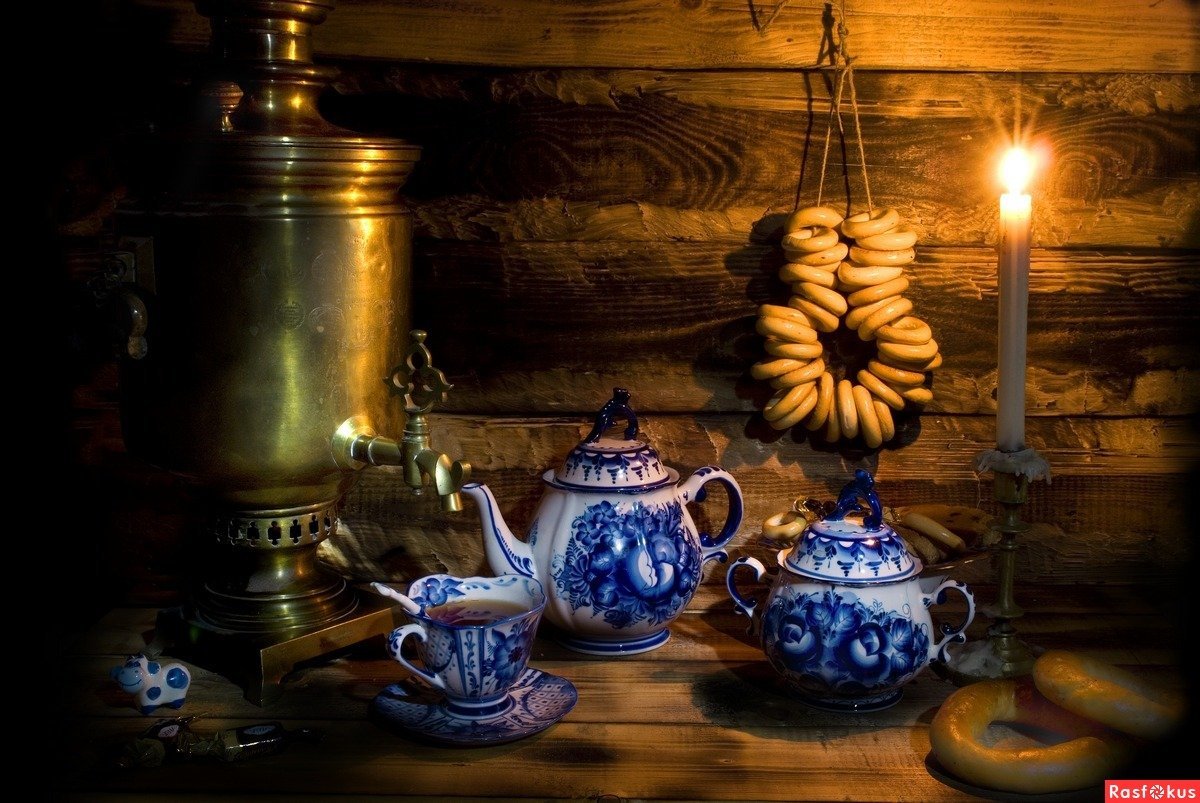 Чаепитие в русской избе