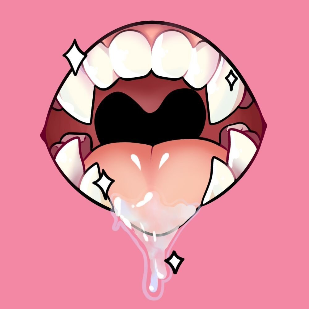 Открытый рот иллюстрация