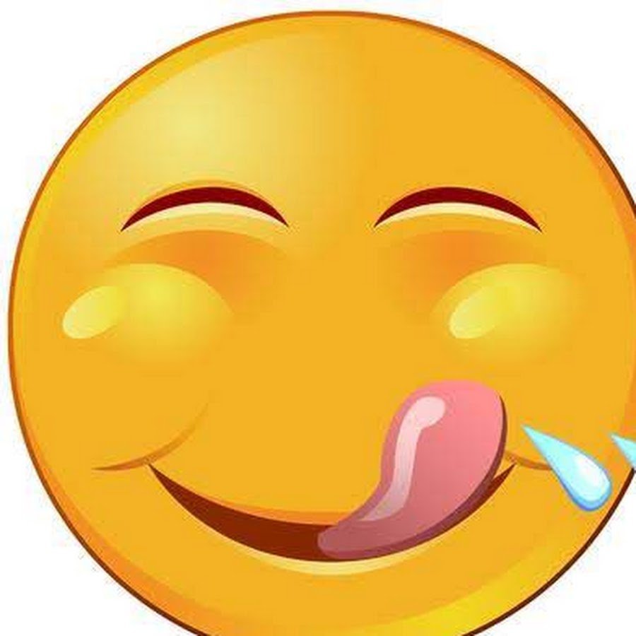 Смайлик слюнки текут