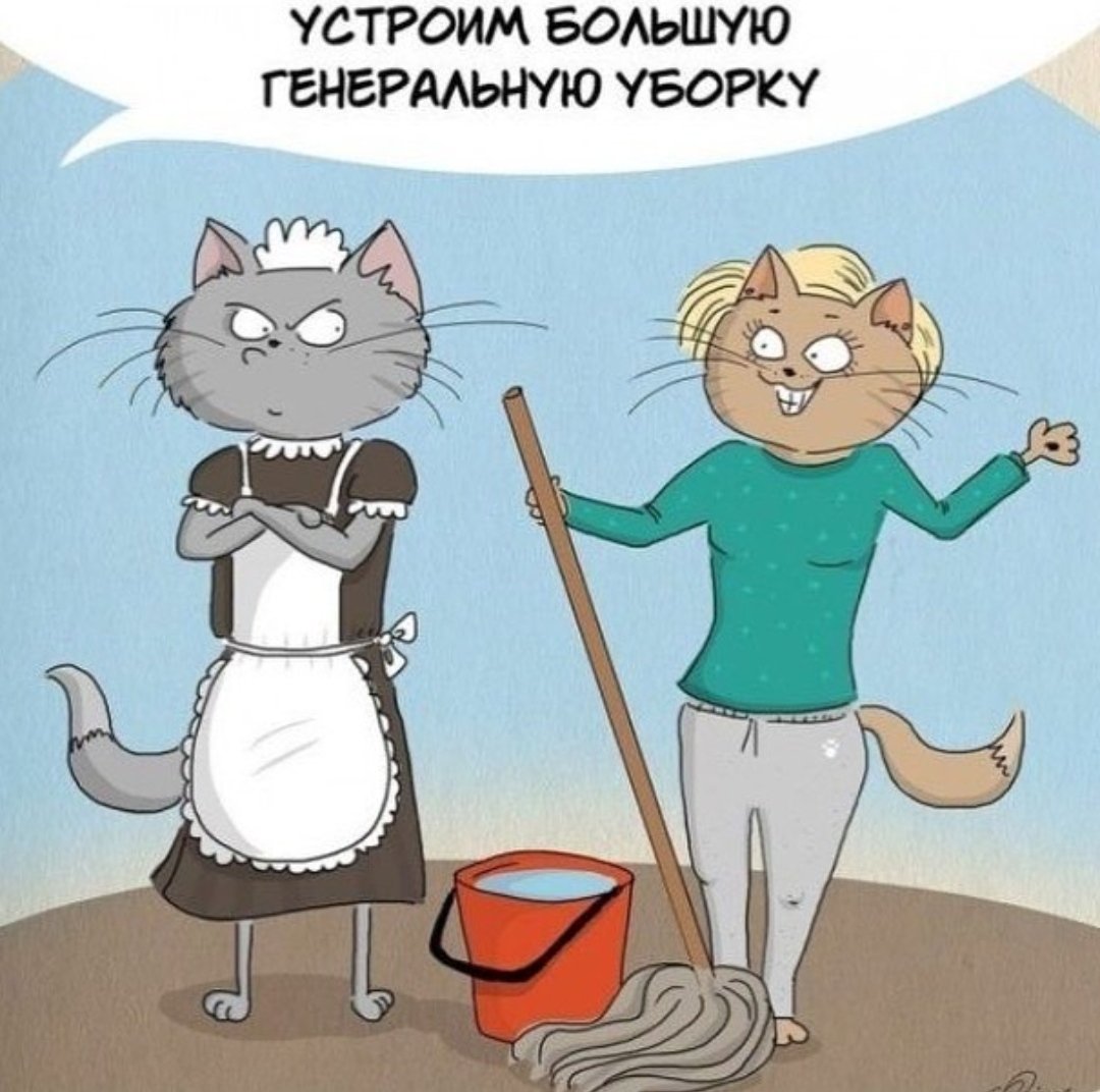 Уборка приколы