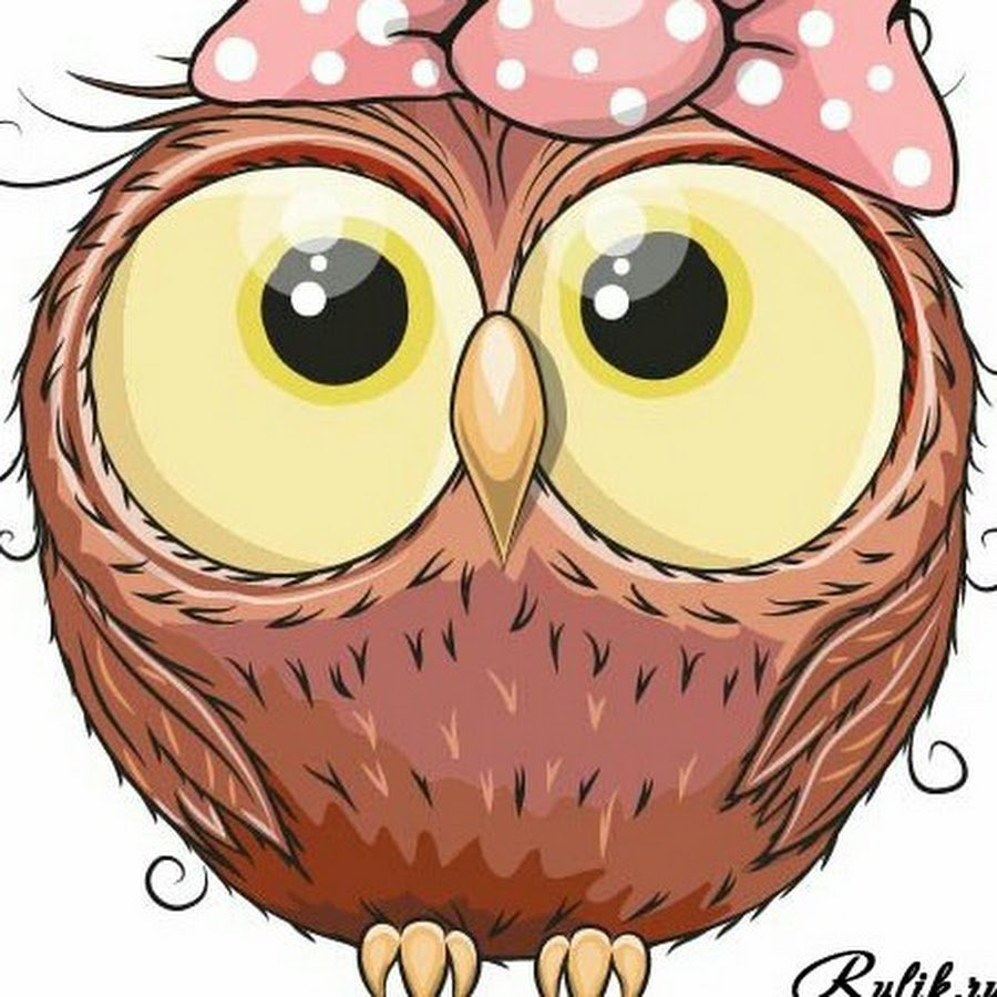 Милые Совы для срисовки