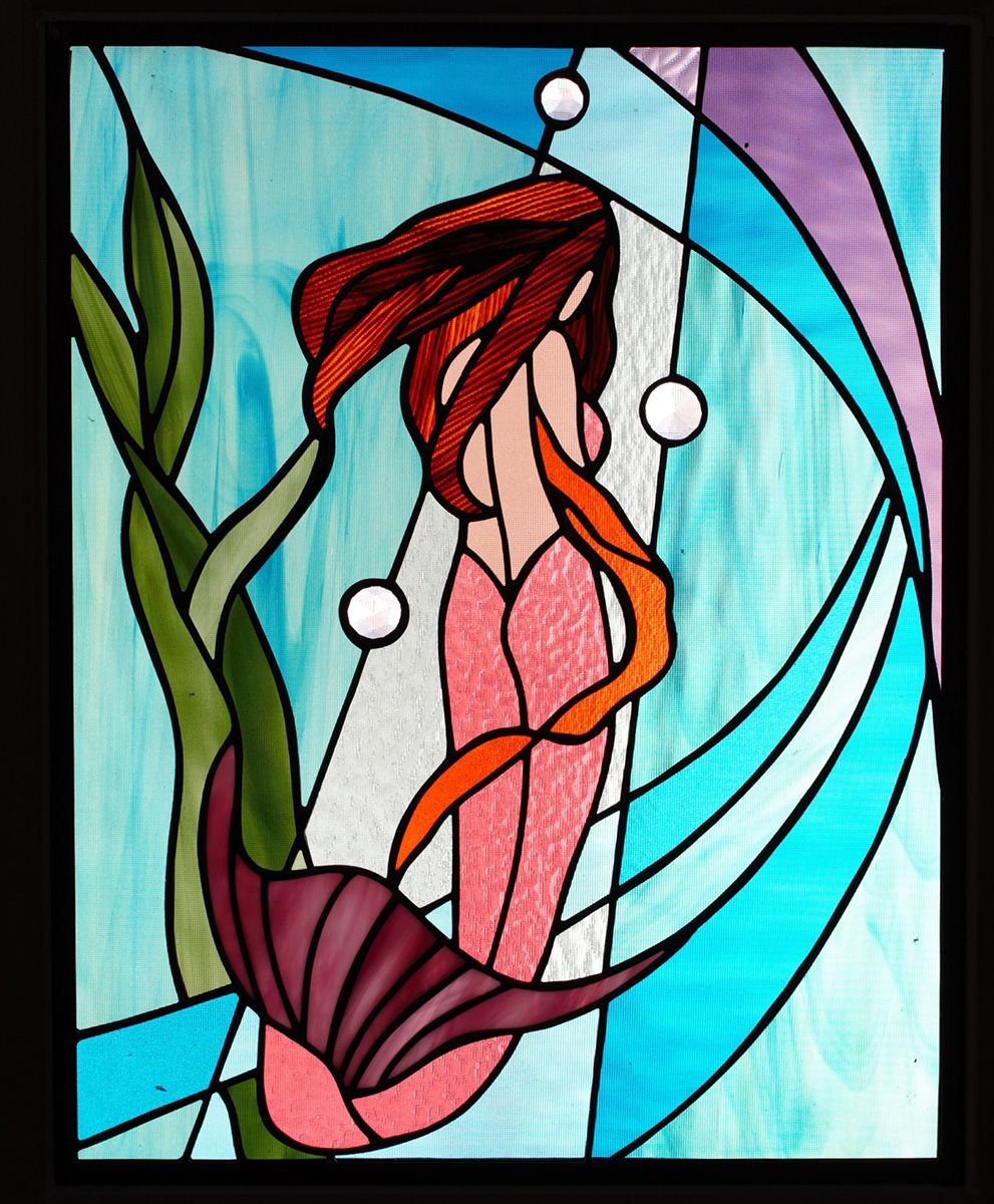 Витраж девочка