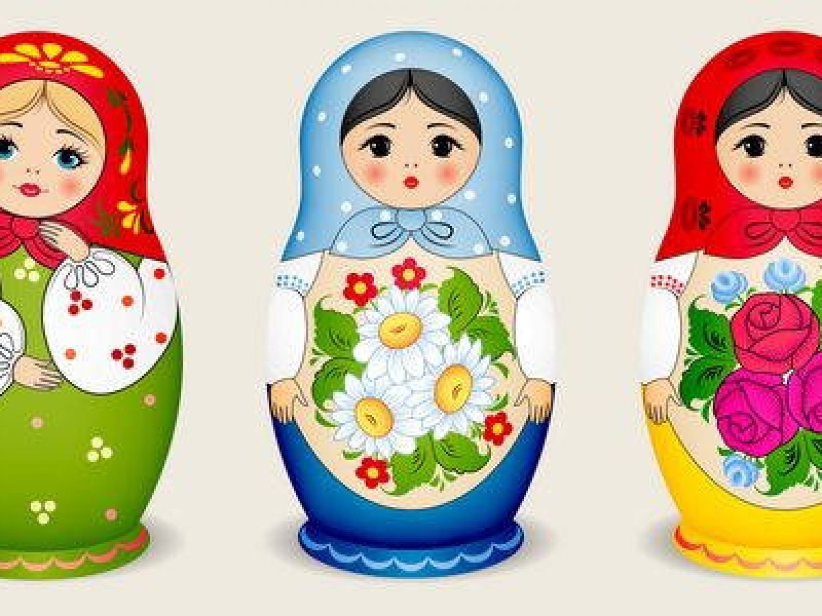 Матрешка без фона