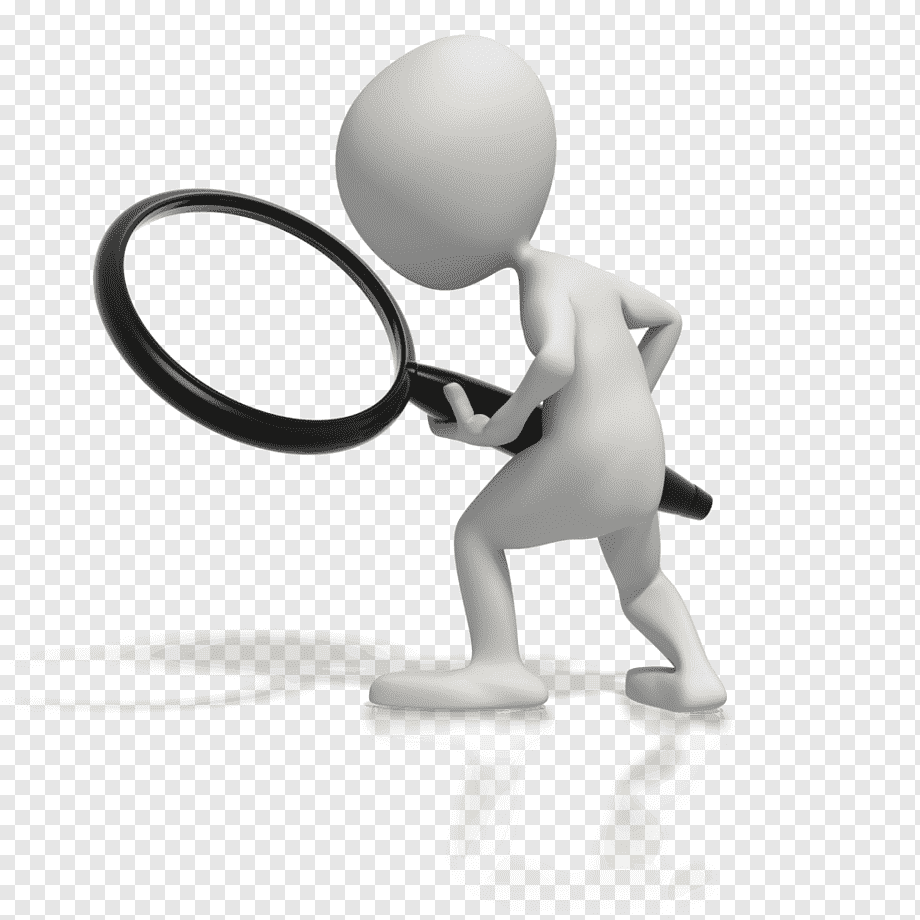 Человек с лупой