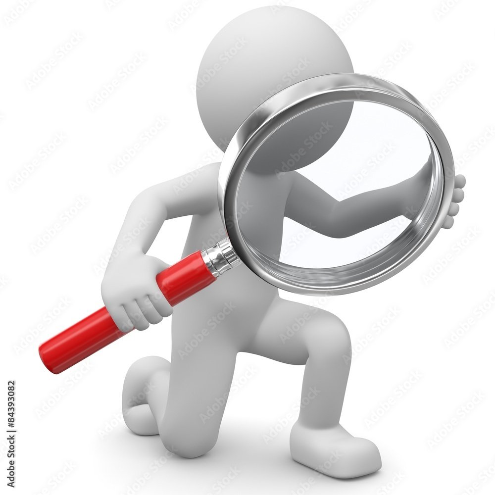 Человечек наблюдает