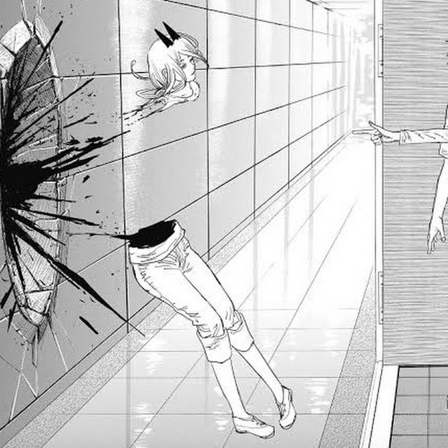 Человек бензопила Манга фреймы