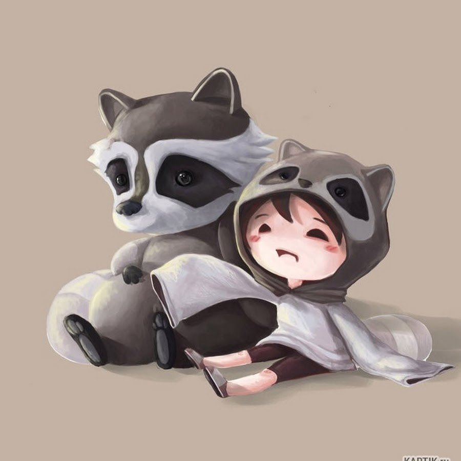 Енотик девочка