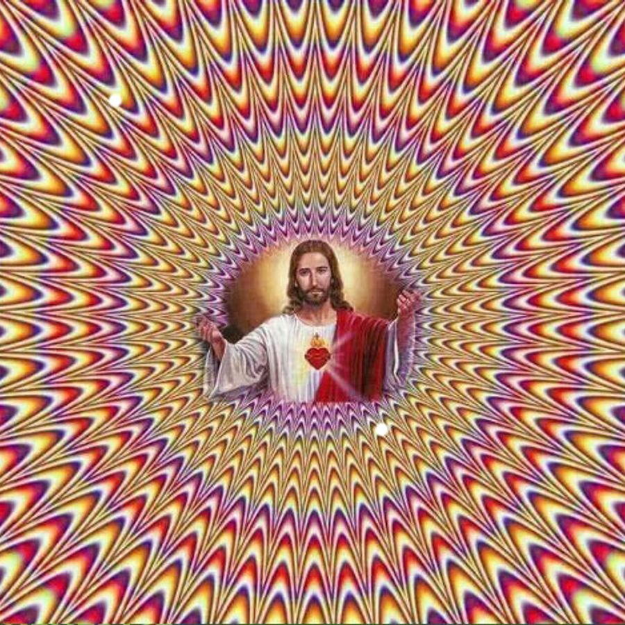 Оптическая иллюзия Христос