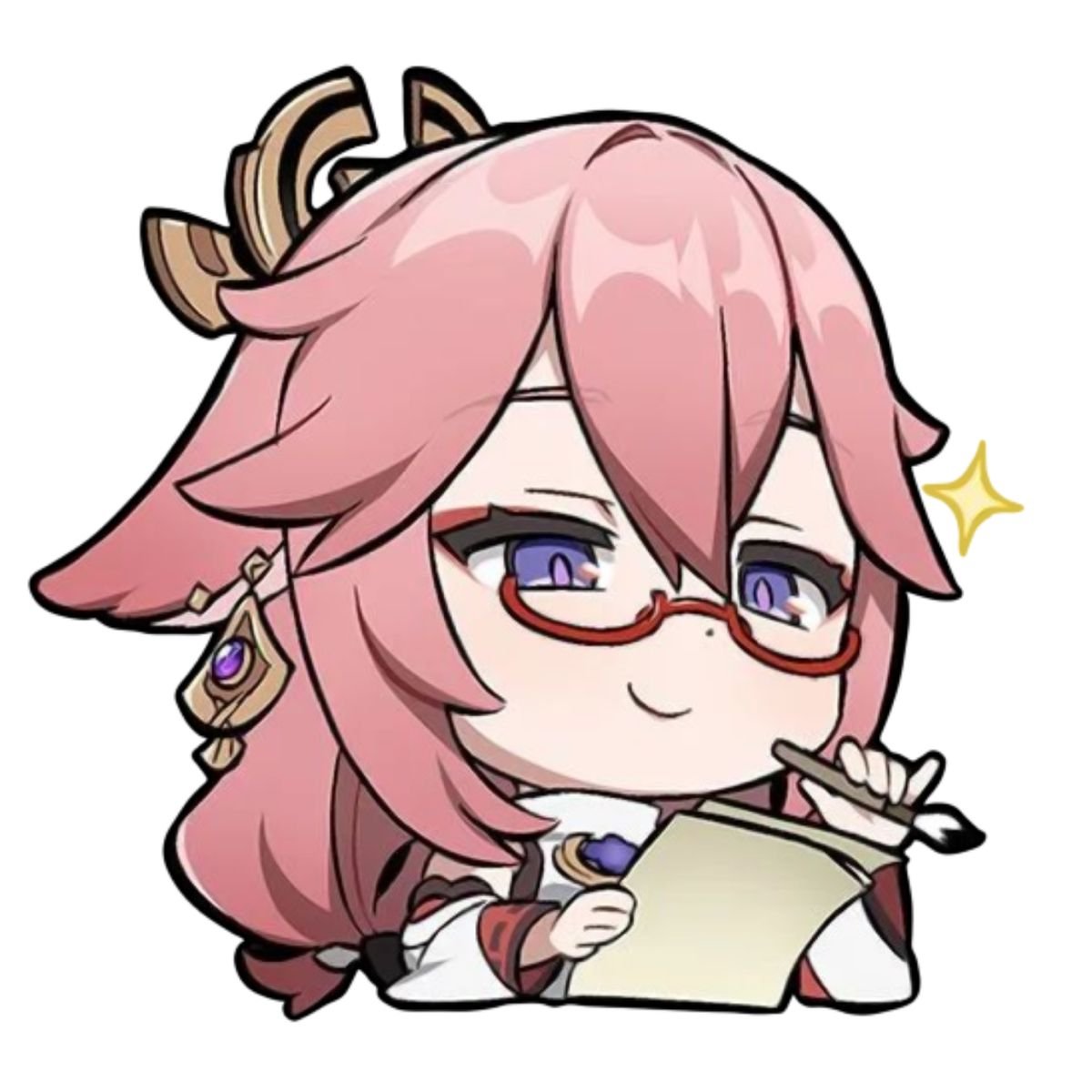 Яэ Мико Стикеры