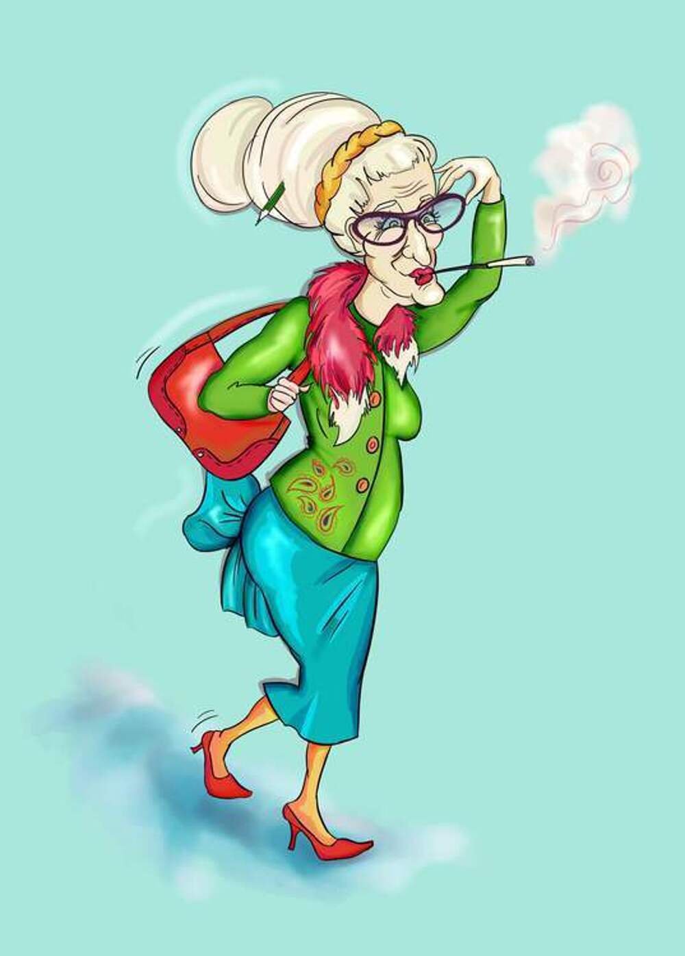 Мультяшные старушки