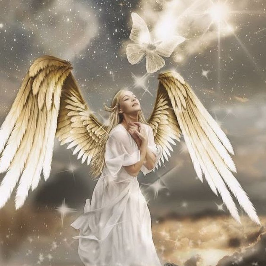 Ангел хранитель с крыльями