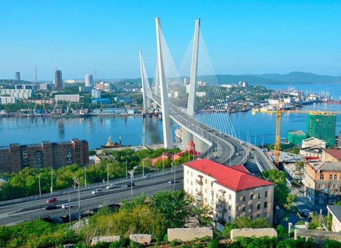 Канатная дорога через золотой Рог Владивосток