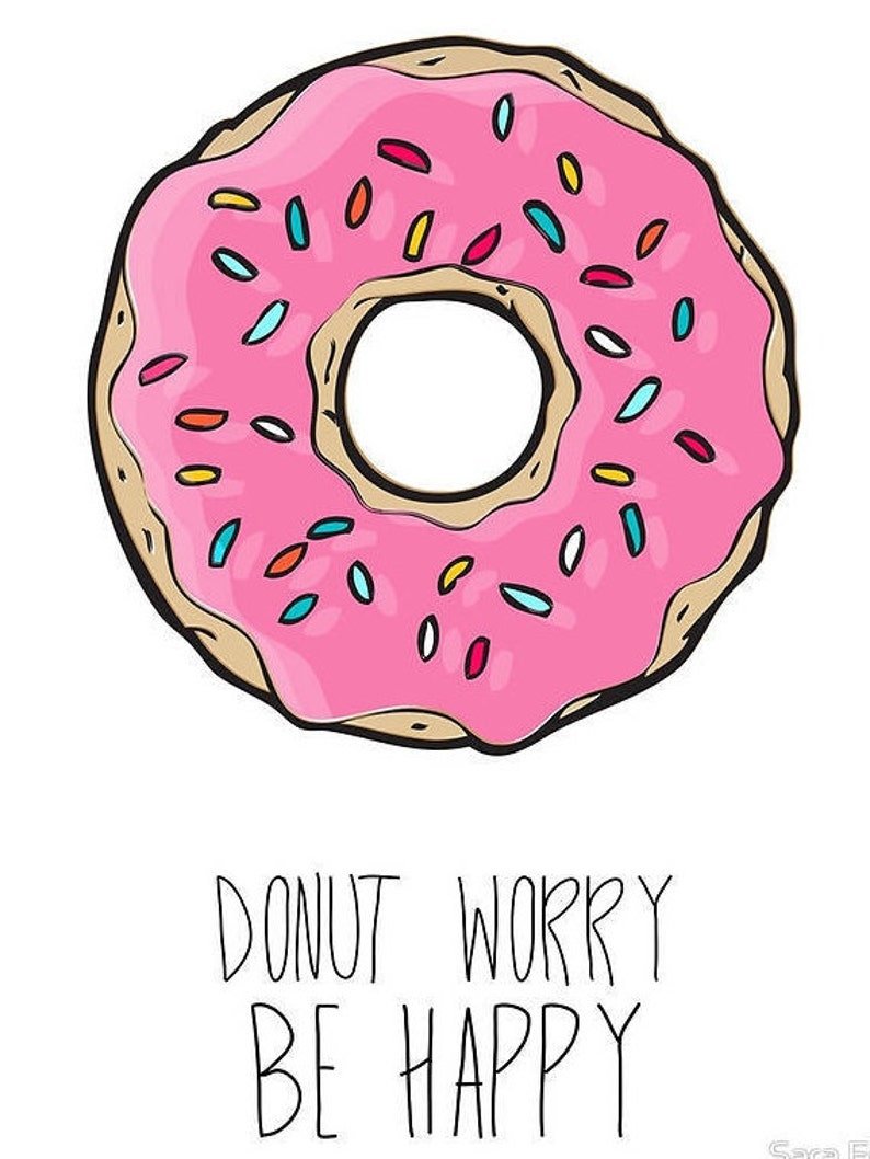 Пончик рисунок