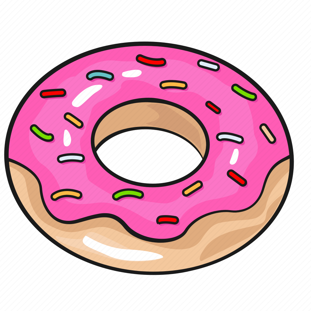 Пончик рисунок