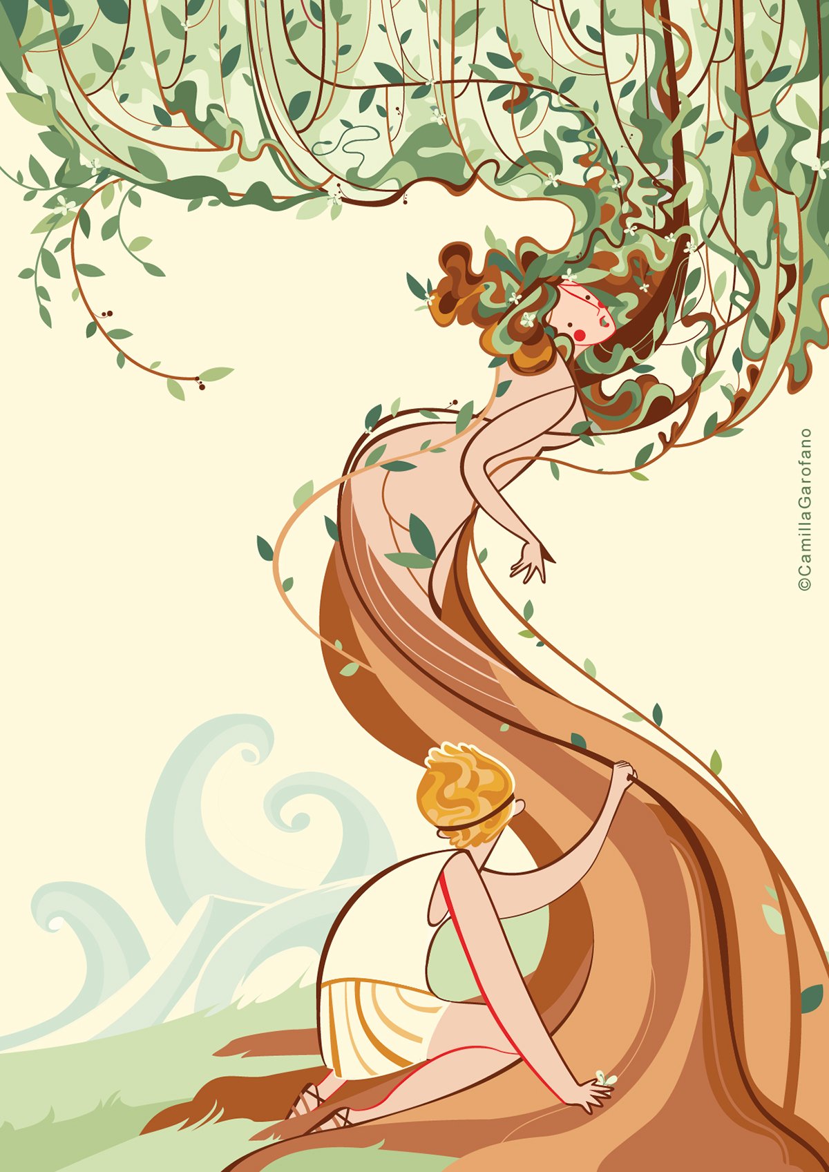 Нимфа Дафна арт Греция