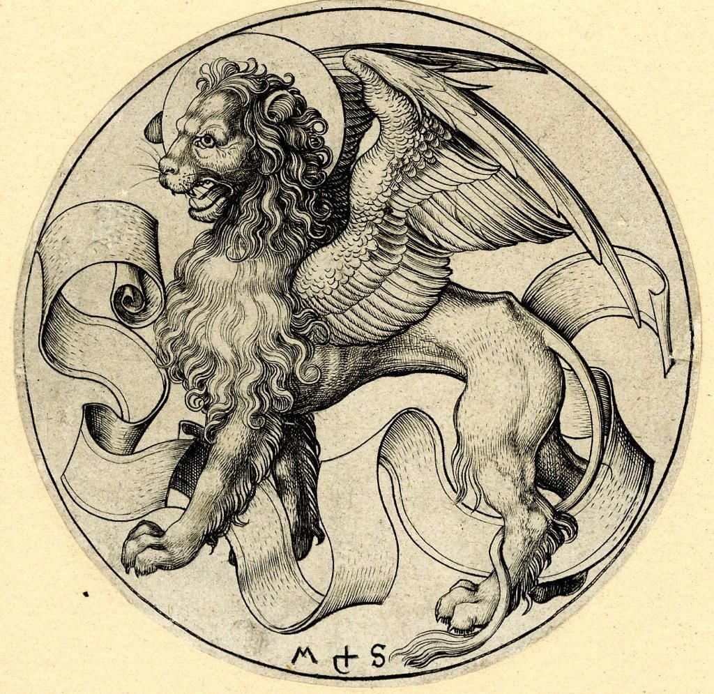 Крылатый Лев евангелиста марка