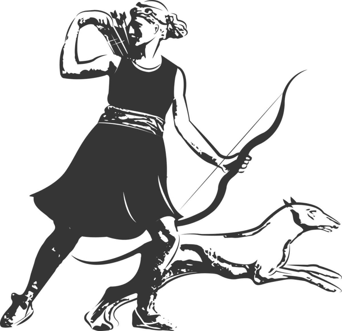 Диана охотница богиня