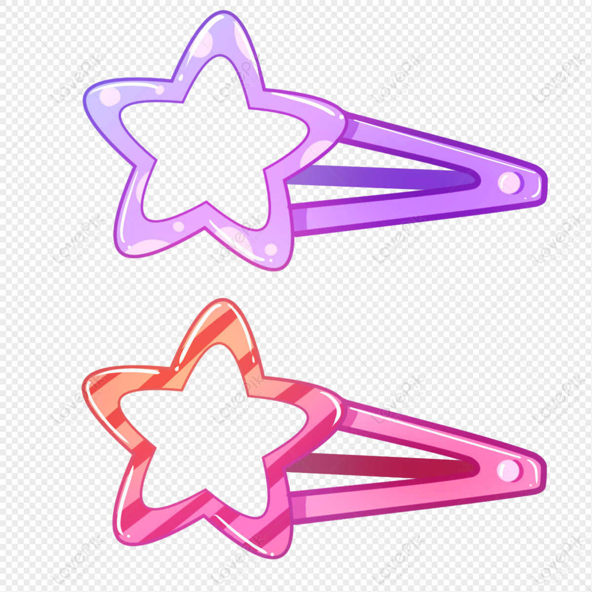 Заколка мультяшная