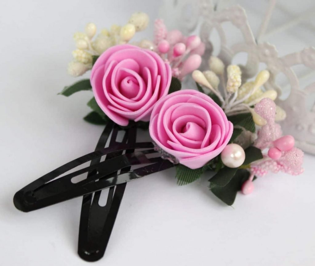 Фоамиран заколки