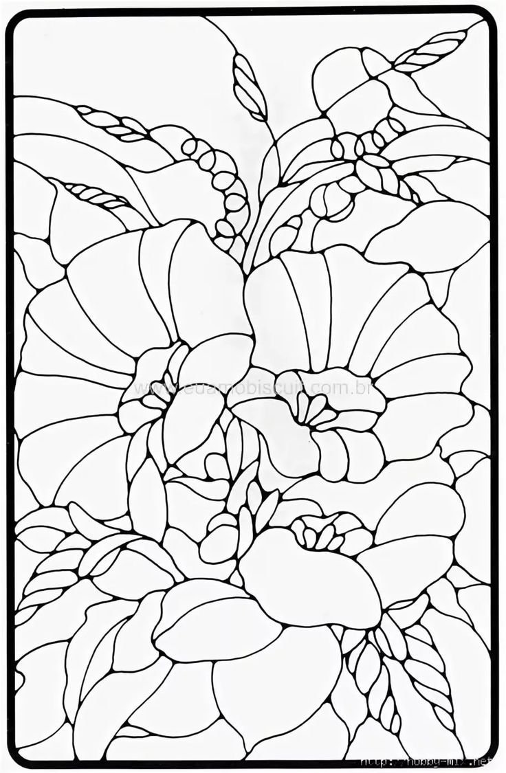 Витражные трафареты