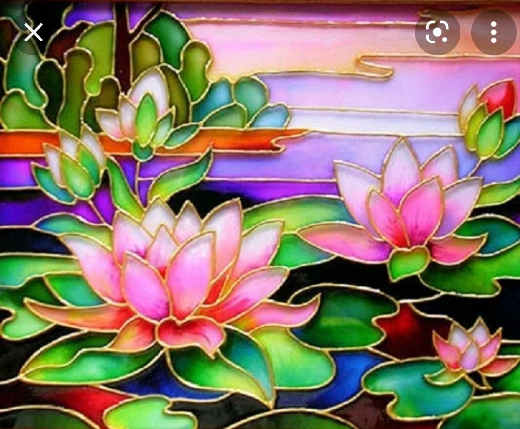 Витражная роспись по стеклу