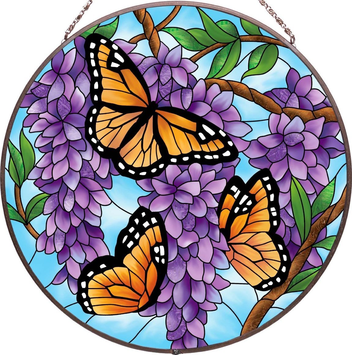 Витраж "бабочка"