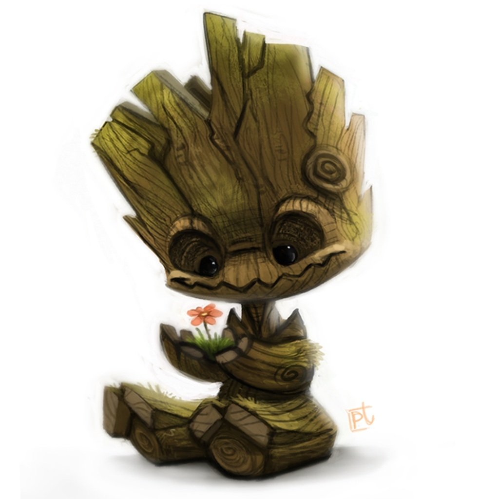 Грут Стражи Галактики арт