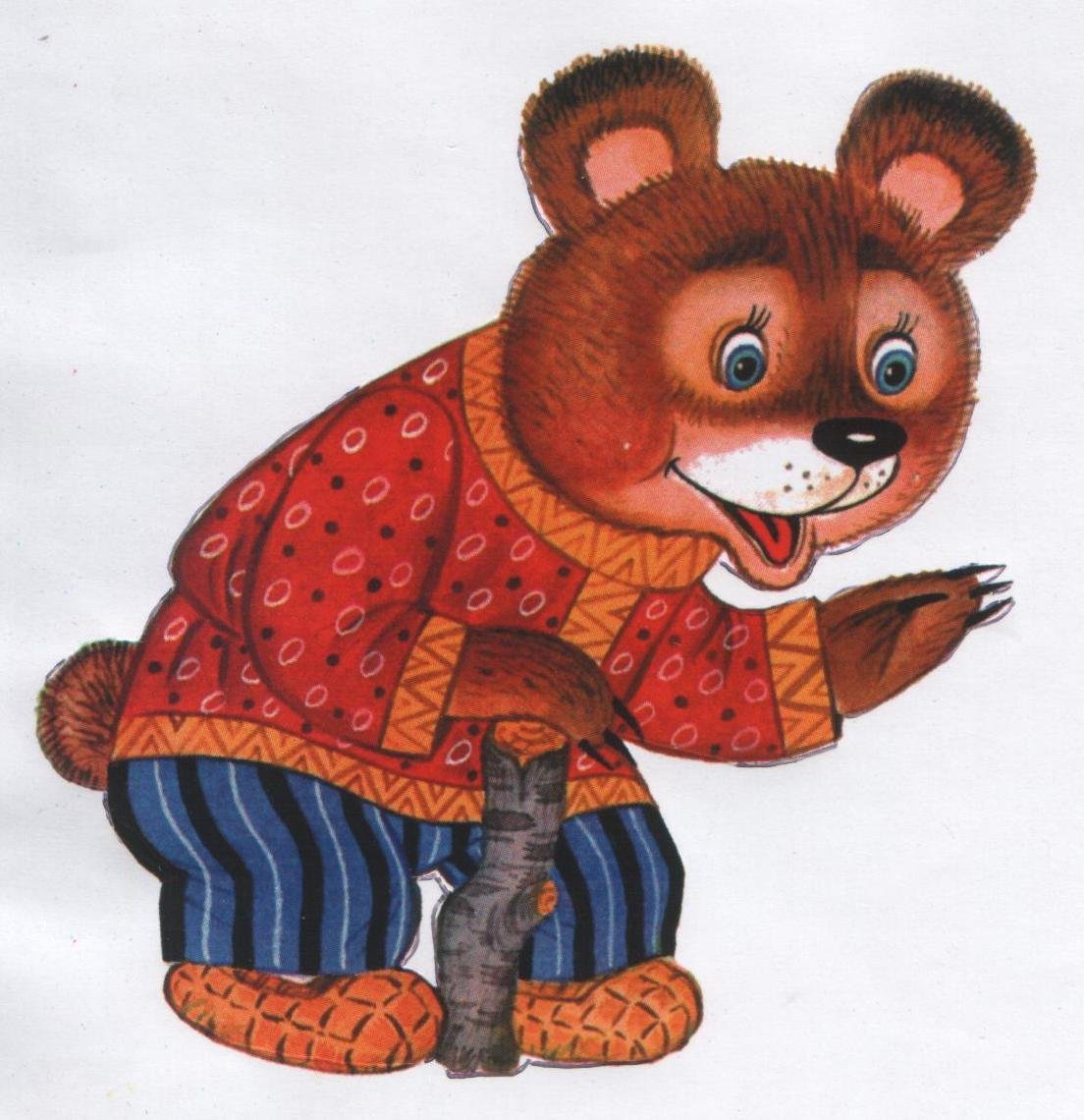 Медведь сказка рукавичка