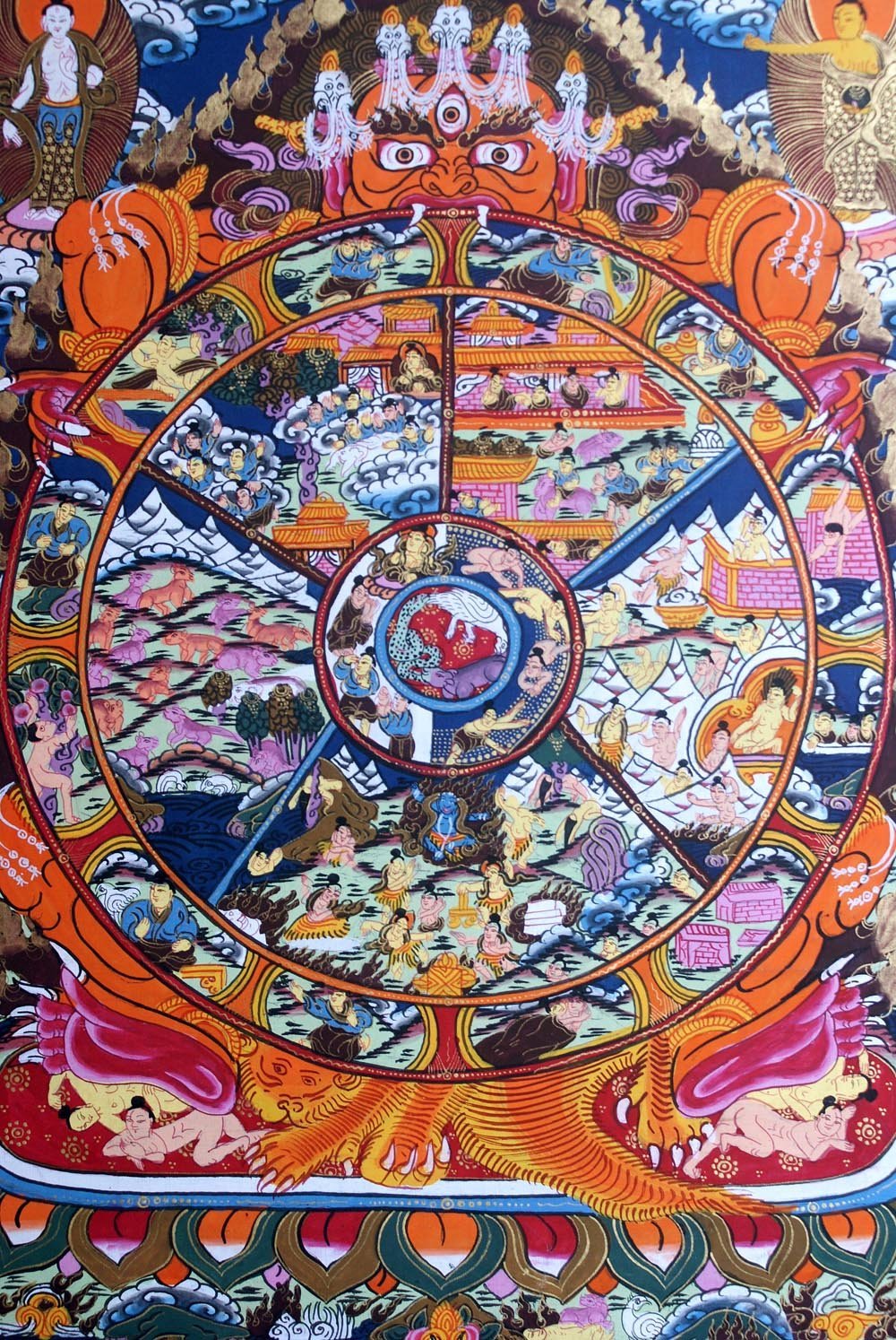 Колесо Сансары Индия