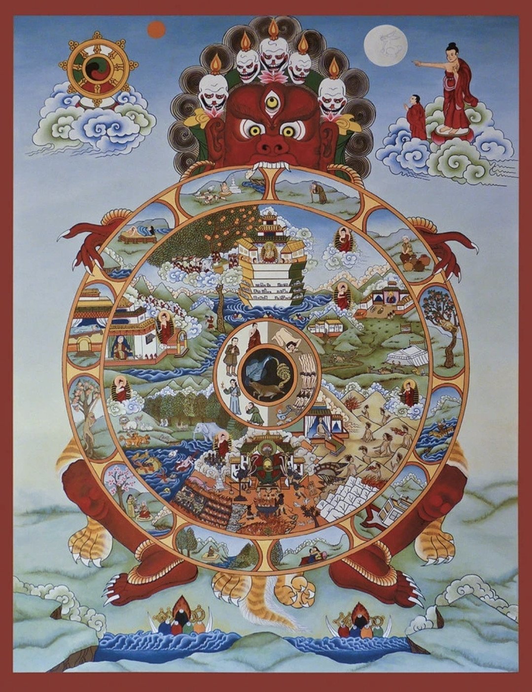 Танка колесо Сансары