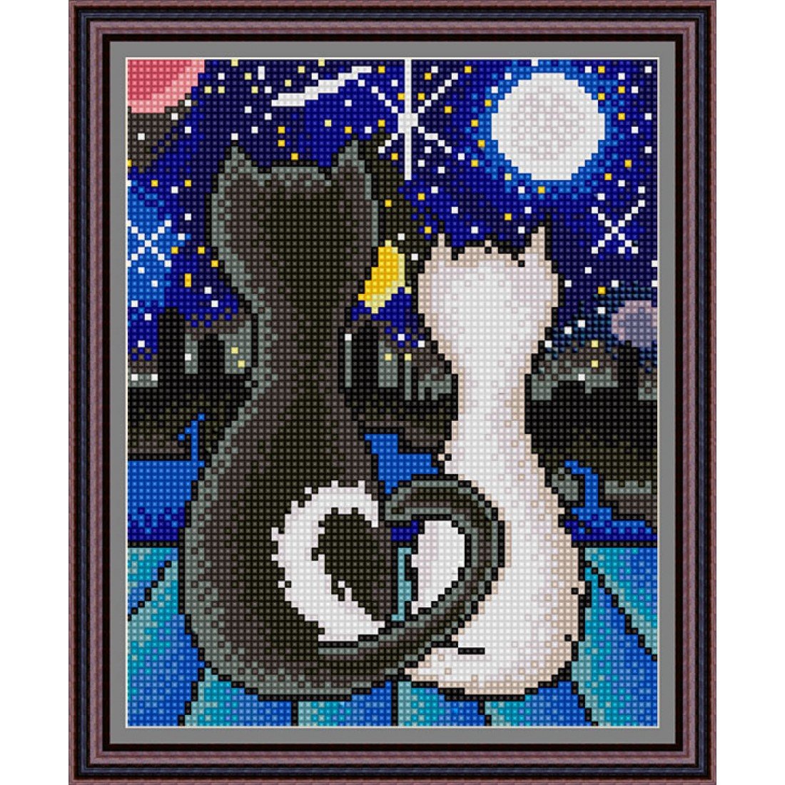 Картина из мозаики по номерам