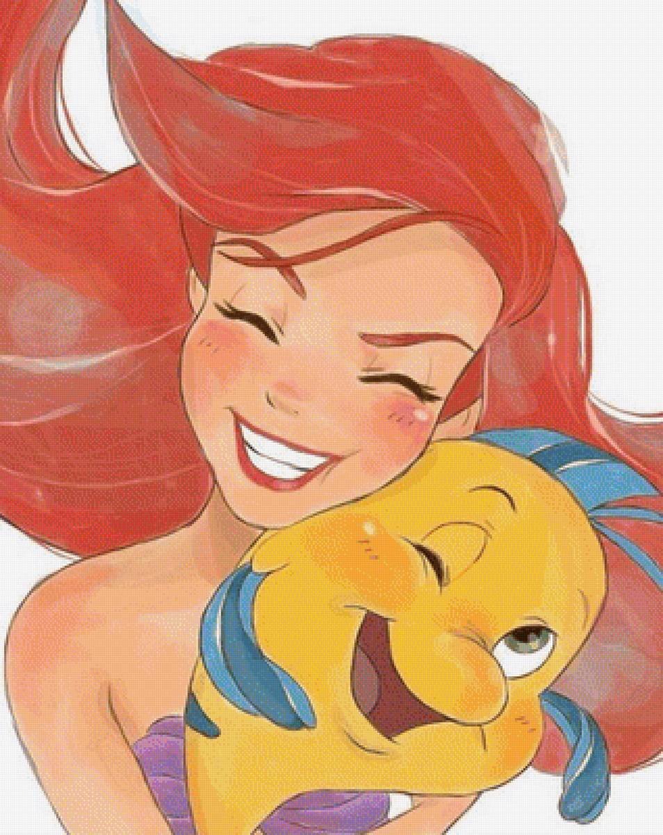 Рыбка Флаундер из Русалочки