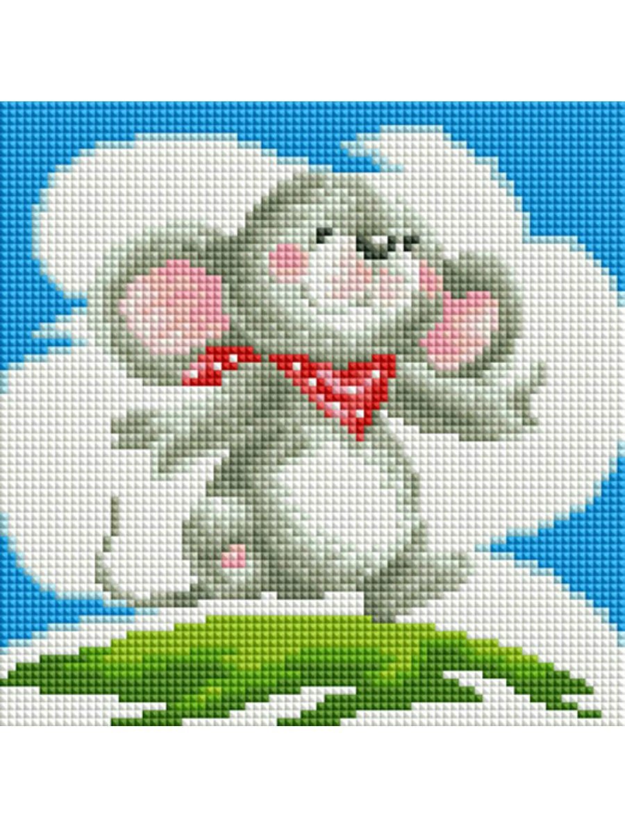 Мерцающая мозаика "коала", a3