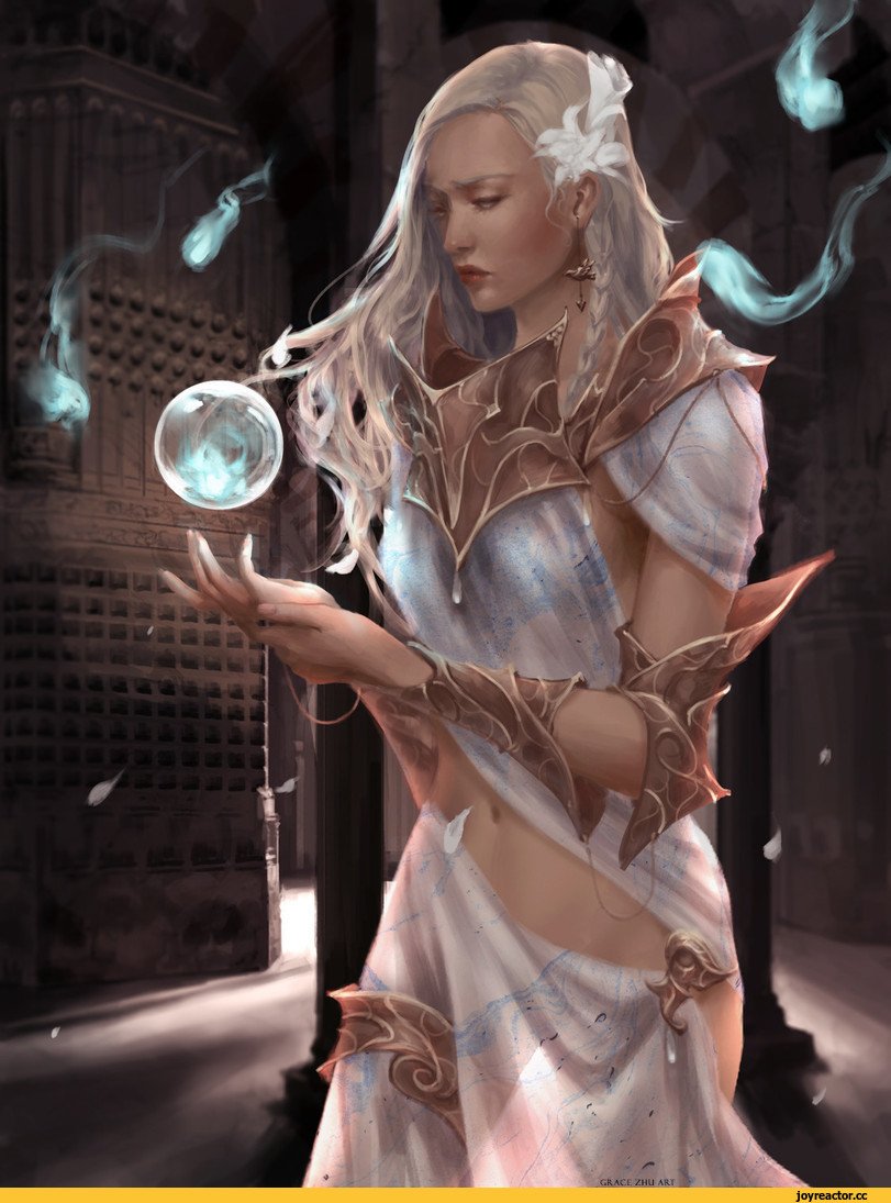 Эльфийка волшебница da2