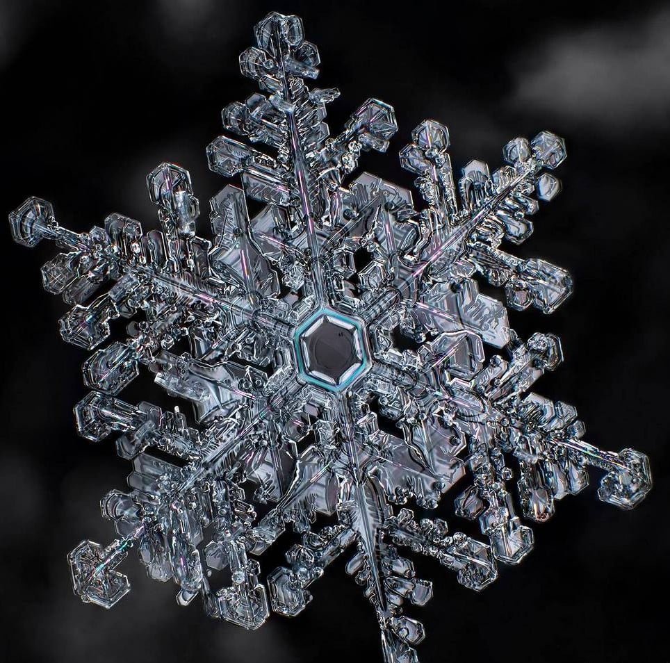 Красивые снежинки