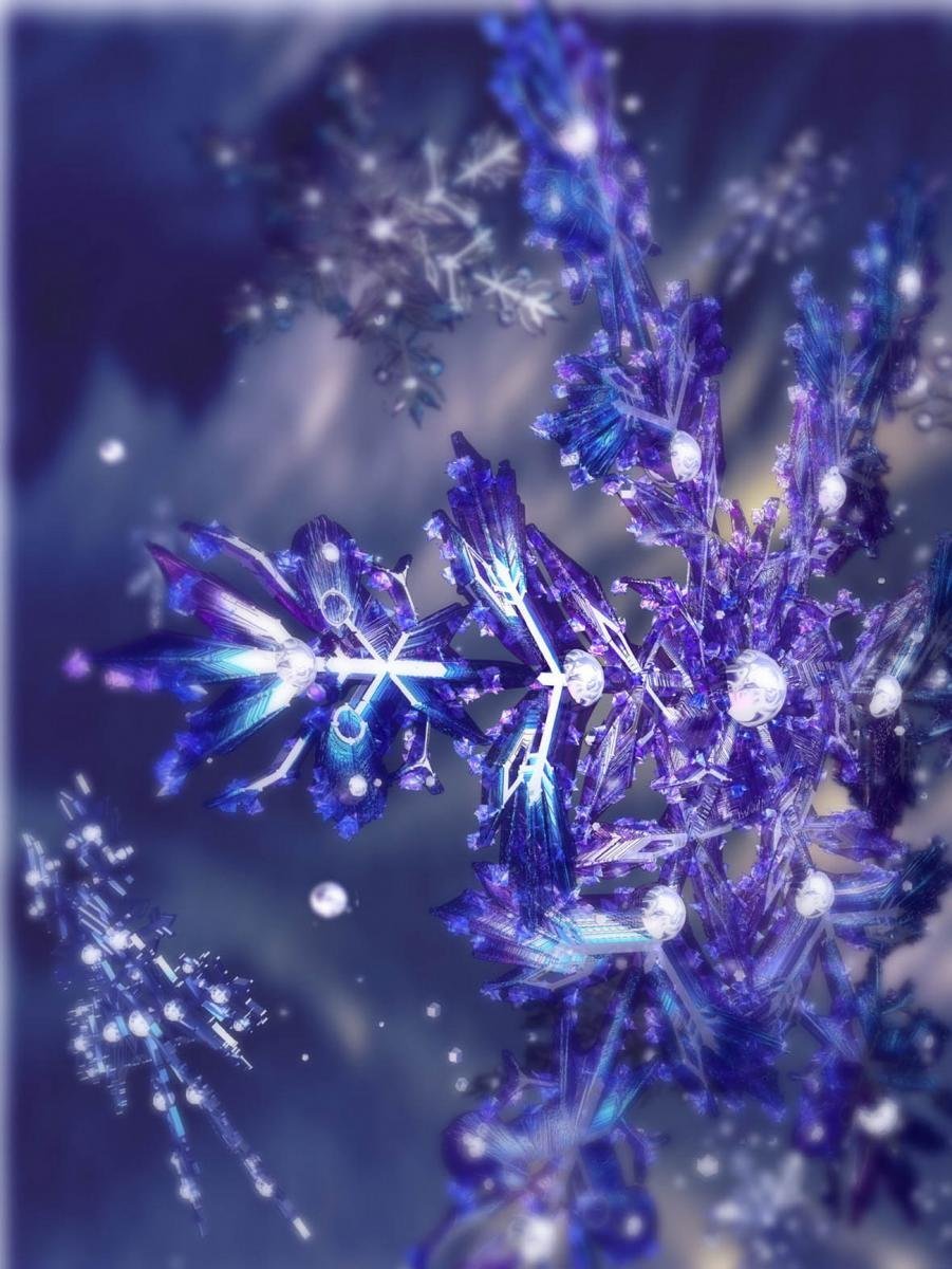 Красивые снежинки