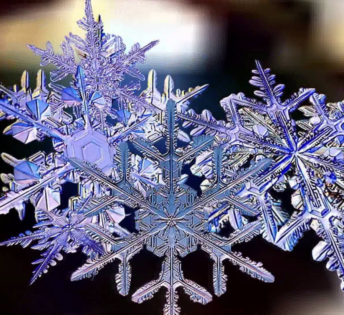 Красивые снежинки