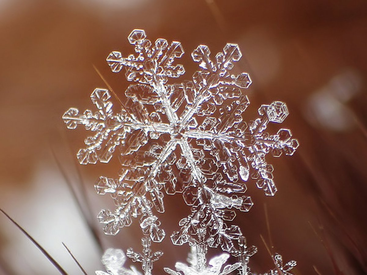 Красивые снежинки