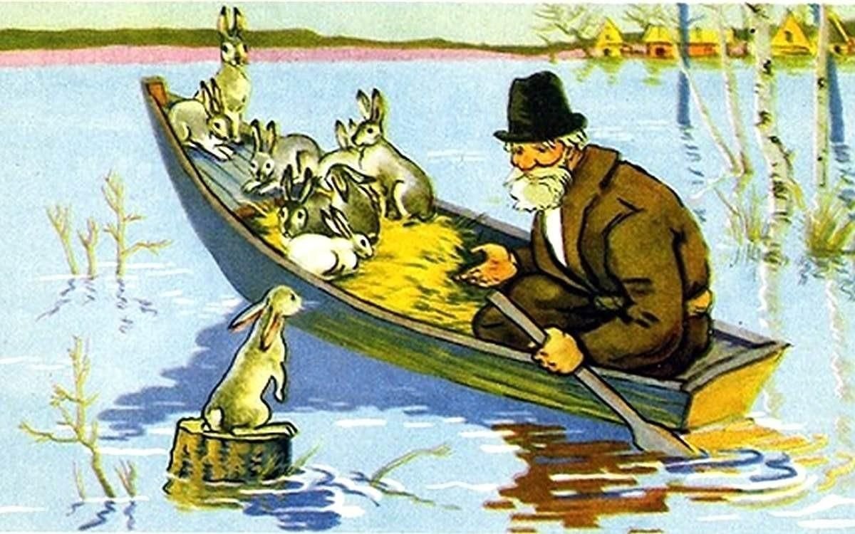 Дед Мазай и зайцы