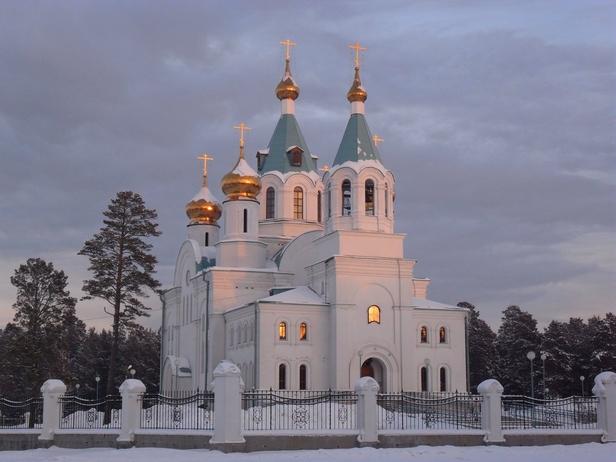 Ангарск ночью