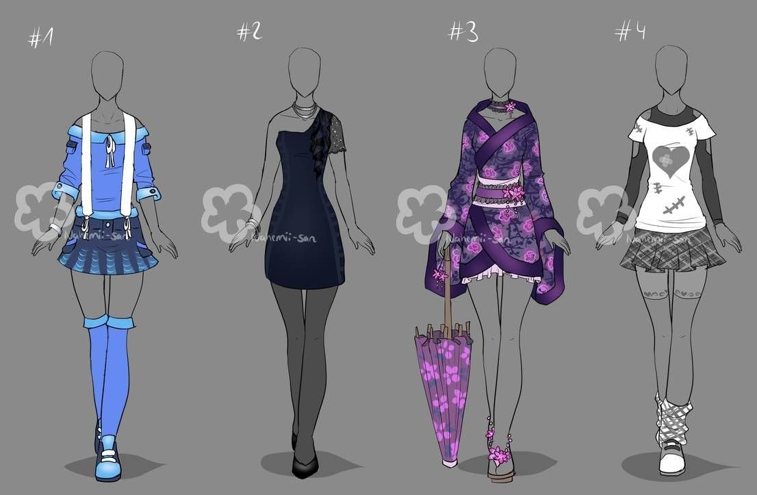 Аниме манекены в одежде