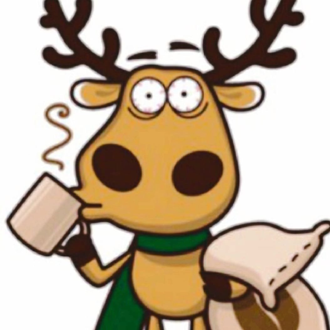 Олень подслушано зима