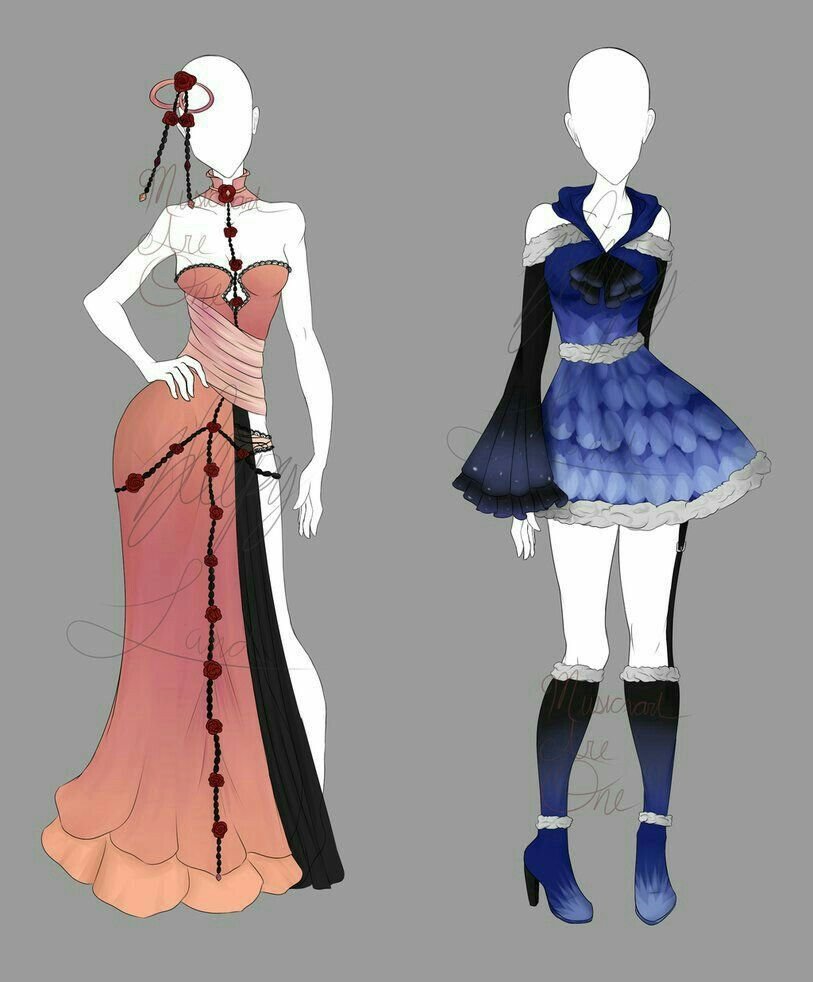 Платья для персонажей
